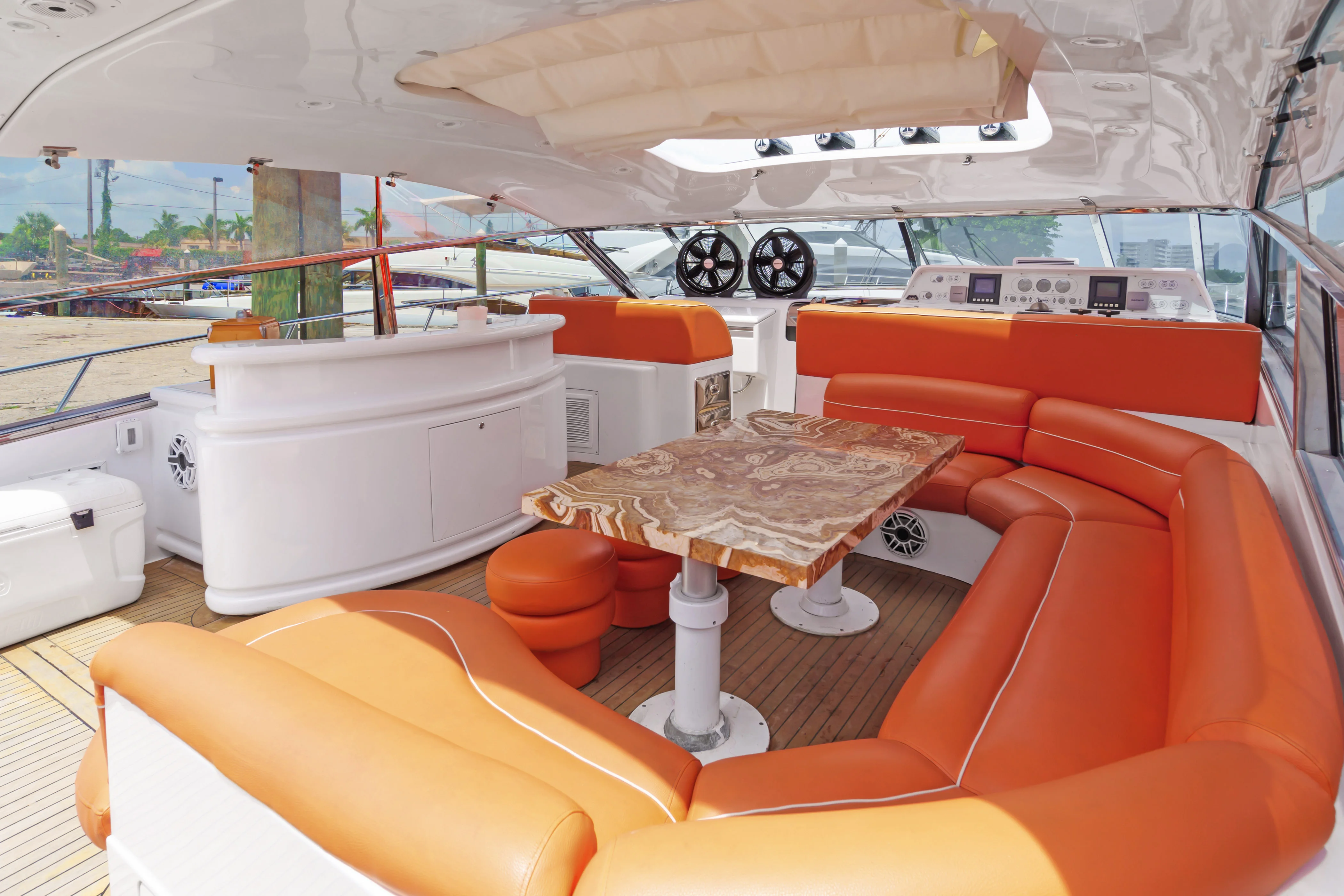 85ft Baia luxury finishes detail